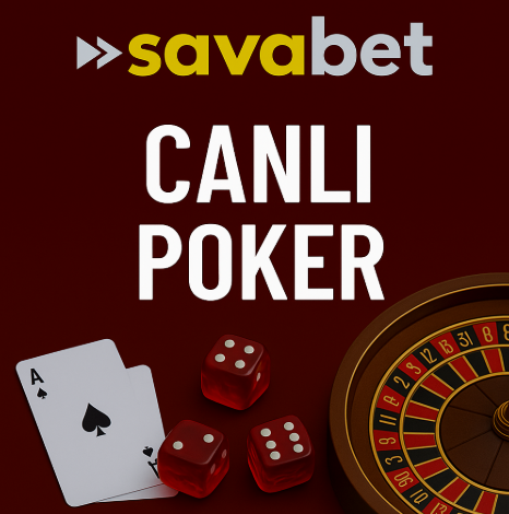 Savabet canlı poker masaları, gerçek krupiyelerle rekabet heyecanını artırır.